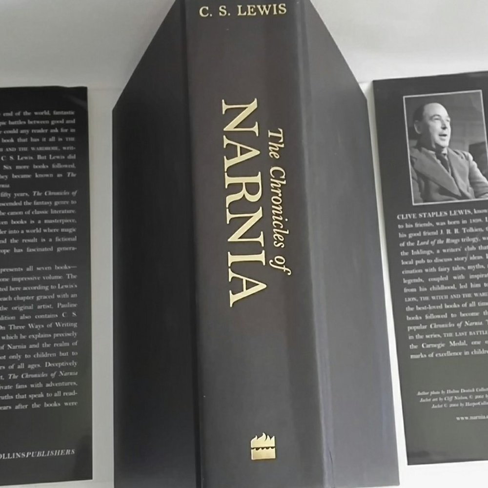 The Chronicles of Narnia 7 Books- C.S.Lewis, VG ISBN 0060598247- HC W D/J #6430
